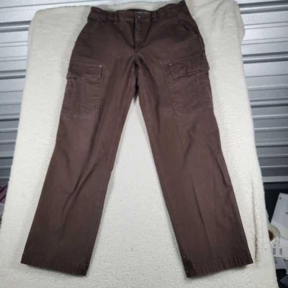 Duluth Trading Co Other - Duluth Trading Co Flex Fire Hose Mens Size 37x34 Brown Cargo Workwear Pants